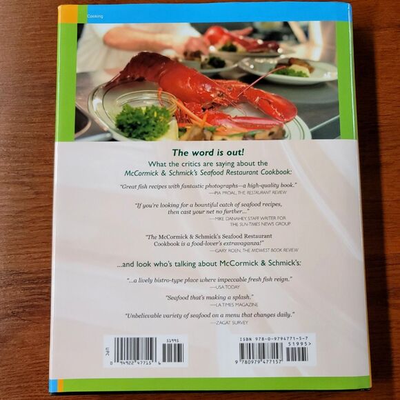 McCormick & Schmick's Seafood Restaurant Cookbook 2nd Edition with Disc - Picture 7 of 7
